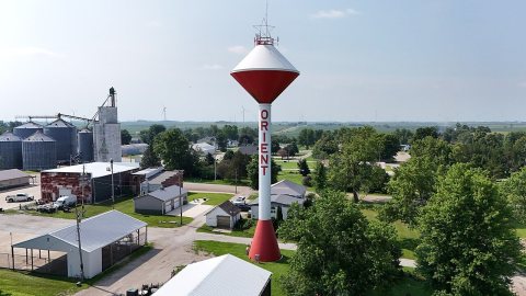 OrientIowaWaterTower