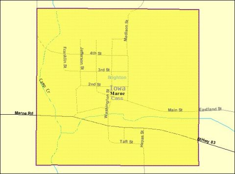 Detailed map of