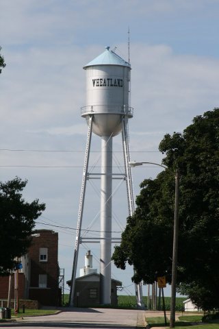 Wheatland Iowa 20090712 Water Tower