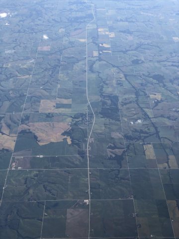 2022-09-11 16 24 12 Aerial view of northeastern Montgomery County, Iowa, centered on the city of