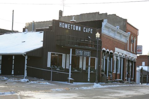 Preston Iowa 20090125 Cafe