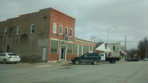 A bar restaurant in Hill's Iowa