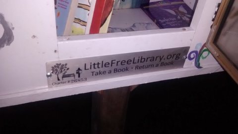 Little free library in shellsbug Iowa - 1
