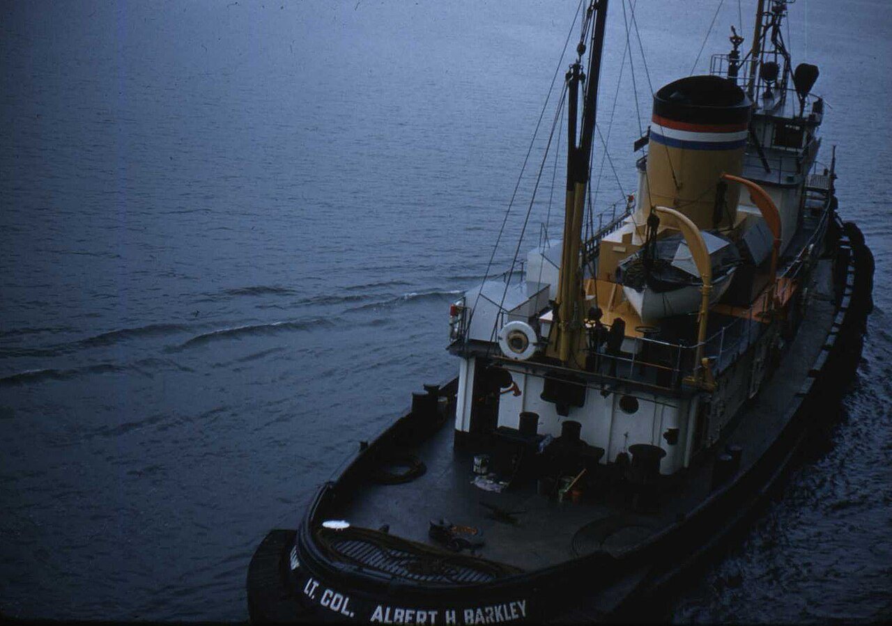 Whittier, Alaska, Tug Boat, 1954