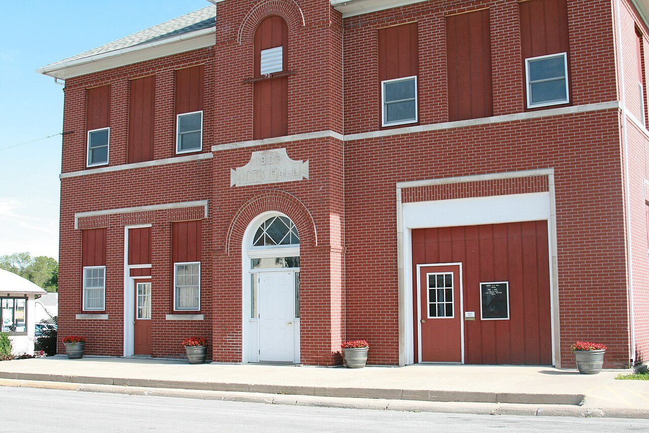Lowden Iowa 20090712 City Hall