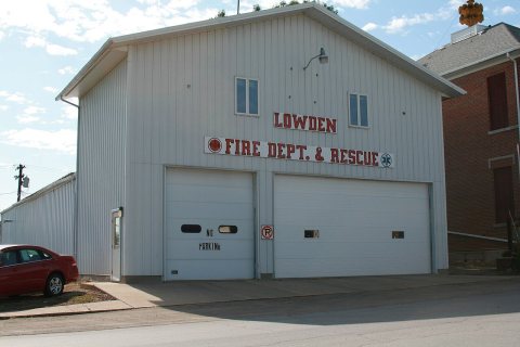 Lowden Iowa 20090712 Fire Station