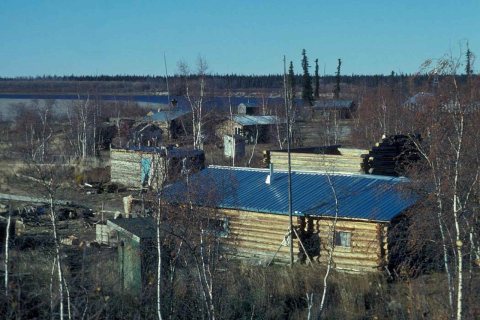 Huslia village