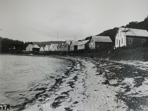 Angoon waterfront, Alaska, circa 1900