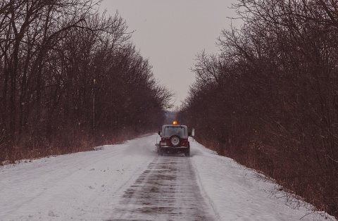 High Trestle Trail Snow Plow