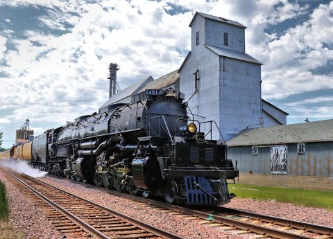 UP 4014 "Big Boy" EB near Ogden, IA 7-15-19