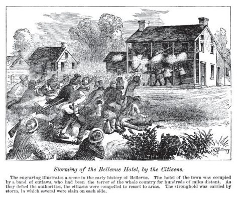Storming of the Bellevue Hotel, by the Citizens