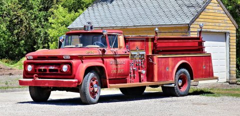 Old Hubbard, IA Fire Truck