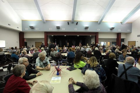 Bobby Kaufmann supporters, Wilton Iowa 2014