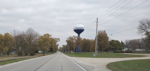 Manson Iowa water tower