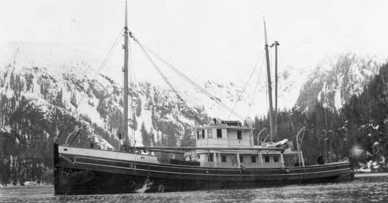 Ship WILLARD B., Libby, McNeill & Libby cannery, Kenai, 1913