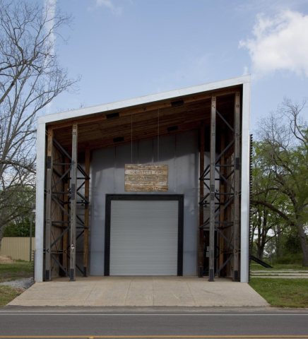 Fire department designed by Rural Studio architecture