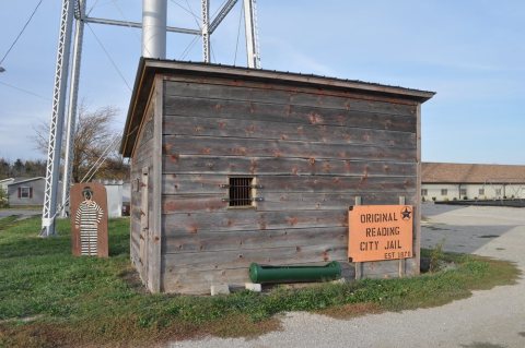 The old jail in Reading Kansas, Oct. 2012