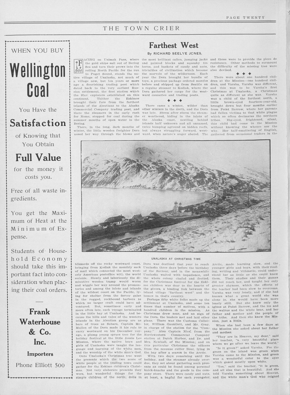 The Town Crier, v.10, no.51, Dec. 18, 1915