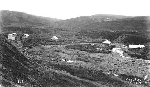 Cold Bay village, southwest end of the Alaska Peninsula, ca. 1912