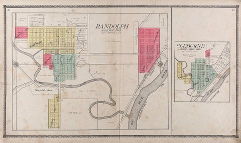 Standard atlas of Riley County, Kansas - including a plat book of the villages, cities and townships of the county, map…