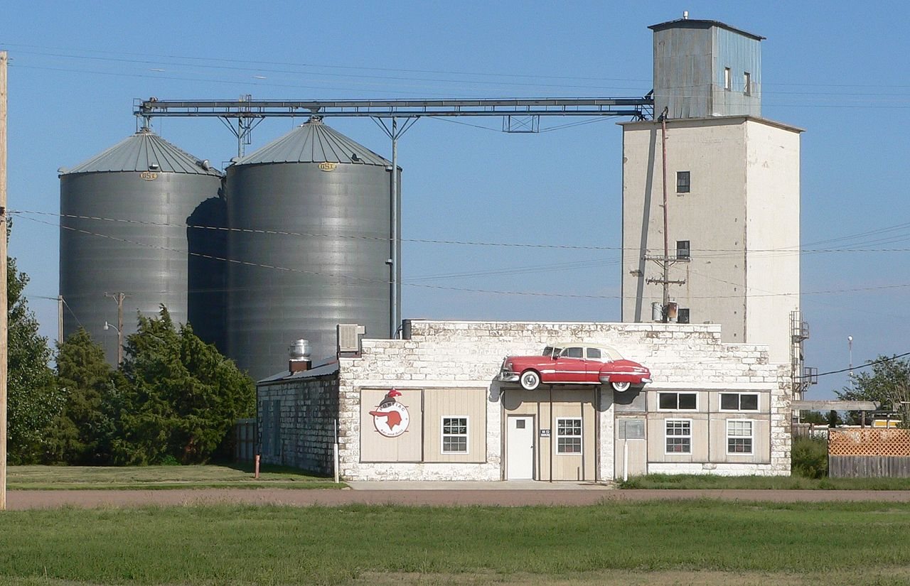 Collyer, Kansas Pontiac Bar and Grill from NW 1