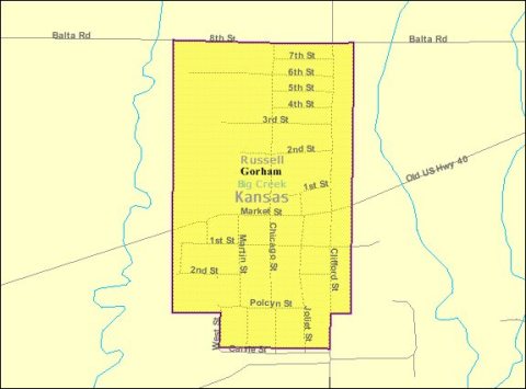 Detailed map of