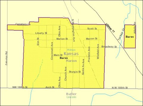 Detailed map of
