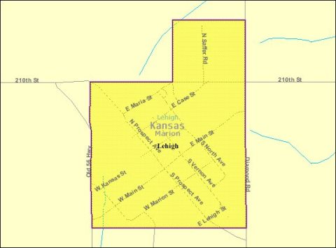 Detailed map of