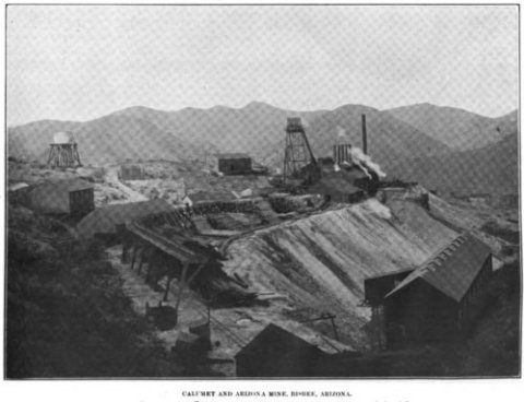 Arizona and Calumet Mine, Bisbee, Arizona, 1904