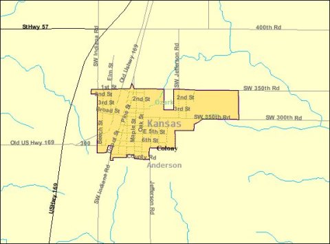Detailed map of