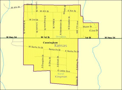 Detailed map of