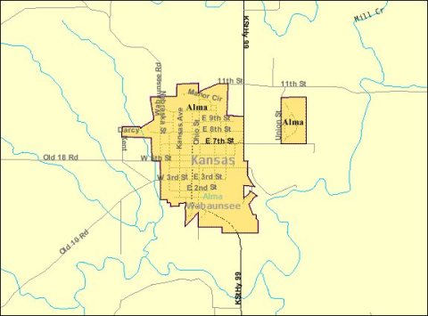 Detailed map of