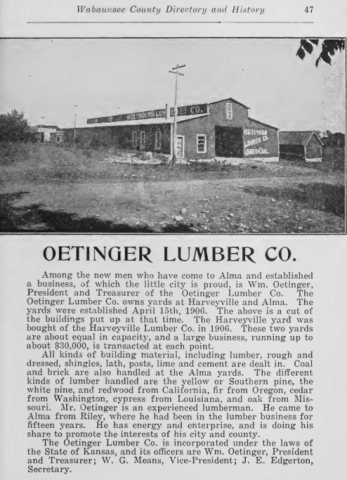1907 OetingerLumber