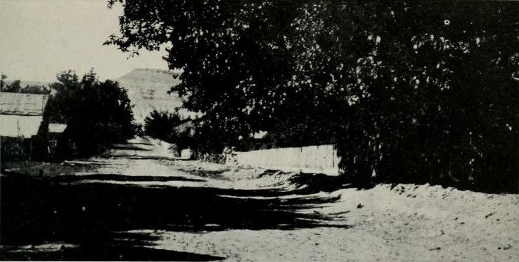 A street in Fredonia (Mormon settlement in Arizona, 1921)