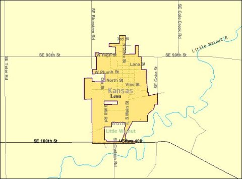 Detailed map of