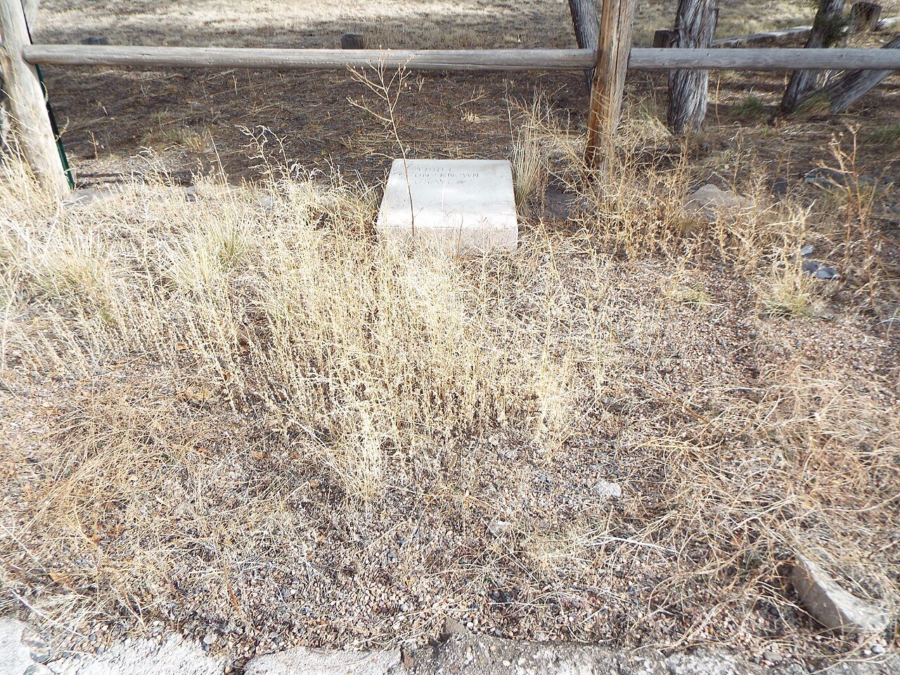 Eagar-Snyder-Cavanaugh Shoot-Out site grave-1878