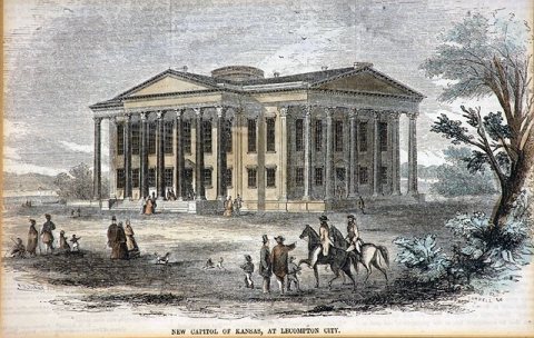 Planned Lecompton, Kansas state capitol