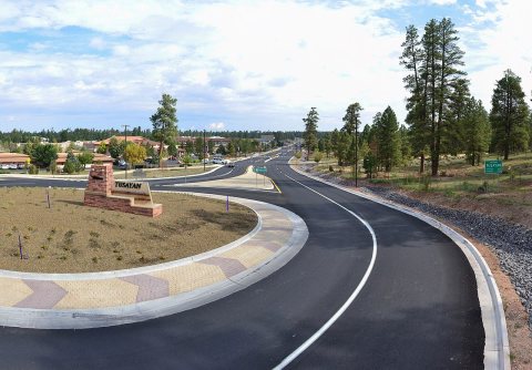 Grand Canyon National Park Tusayan South Roundabout 0607