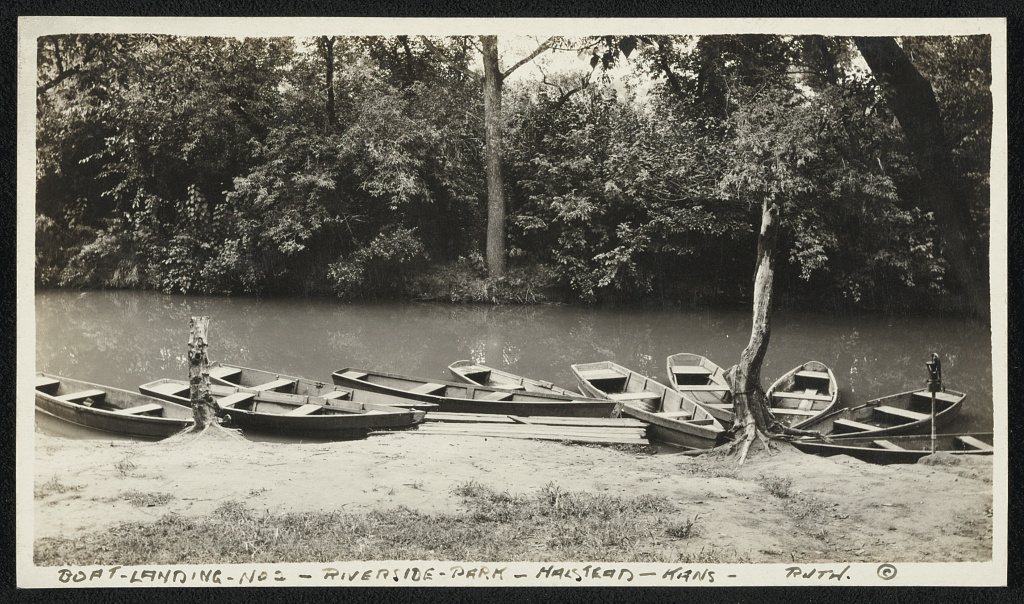 Boat - landing - no. 2 - Riverside - Park - Halstead - Kans