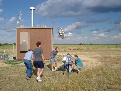 Maintenance at Radionuclide Station RN74