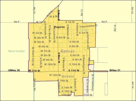 Detailed map of