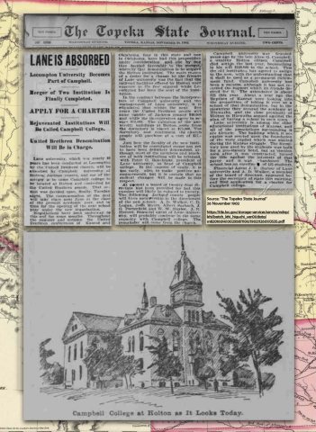 Lane College Merges with Campbell College