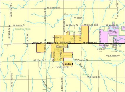 Detailed map of