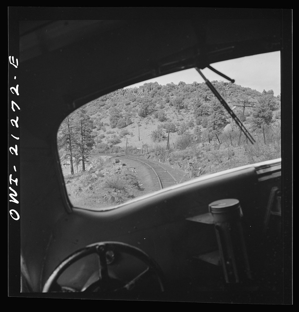 Untitled photo, possibly related to: Williams, Arizona. On the Atchison, Topeka and Santa Fe Railroad between Winslow a…