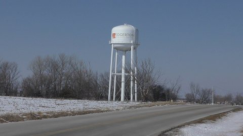 Edgerton, Kansas water tower