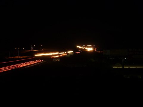 Quartzsite, AZ , View E, US 95 and Interstate 10, 2011