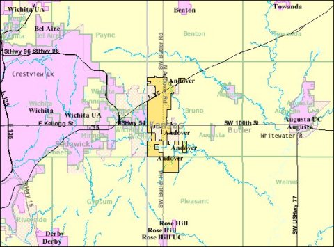 Detailed map of