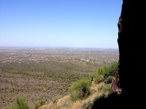 Another View of Apache Junction from the Superstition Mountain Cave
