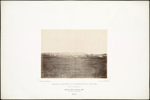 Manhattan, Kansas, September, 1867, 118 miles west of Missouri River