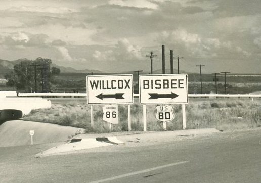 Highway signs in